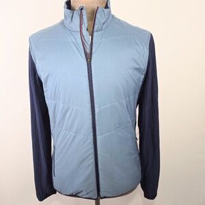 Icebreaker- Men's Large MerinoLOFT Descender Hybrid Jacket- Blue
